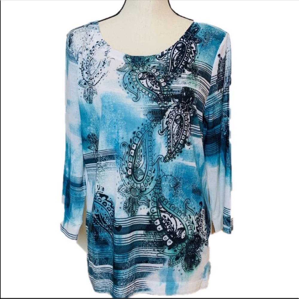 Chico’s | Zenergy Blue Comfort Top
